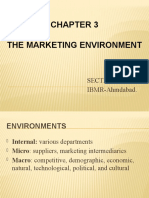 The Marketing Environment: Section-E IBMR-Ahmdabad