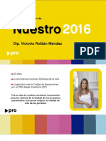 Anuario 2016 - Diputada Victoria Roldan Mendez