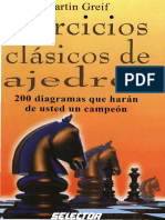 Ejercicios Clásicos de Ajedrez - Martin Del Greif