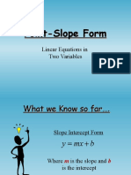 Point Slope Powerpoint