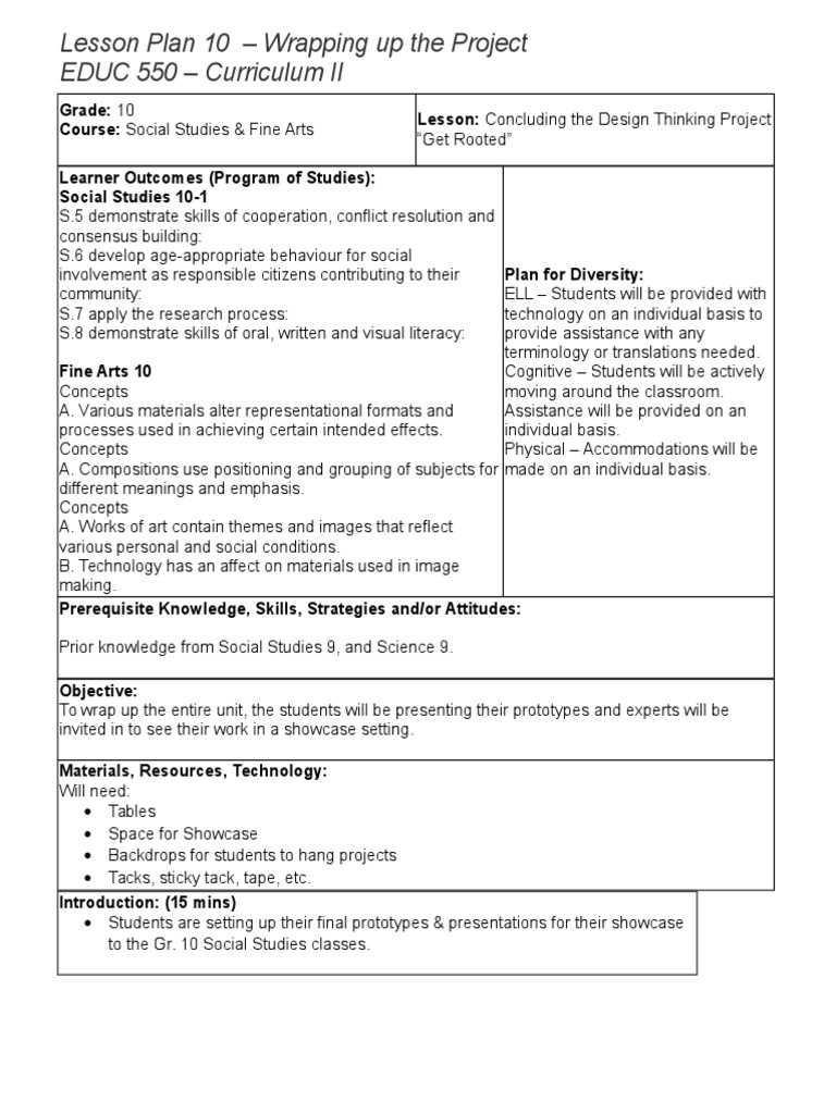 Rooted Wrap Up Lesson PDF Lesson Plan Behavior Modification