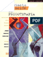 Contacto y Relacion en Psicoterapia - Jean Robine PDF