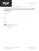 Contributions to the Understanding of the MSK Modulation