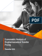 Econometric Analysis of Biopharmaceutical Transfer Pricing