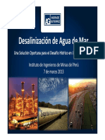 Desalinizacion de Agua de Mar