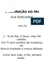 015 - Adoração Ao Pai-sua Fidelidade