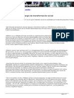 Amador Fernández - El Malestar Como Energía de Transformación Social