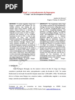 O Aleph e o estranhamento da linguagem 