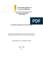 Clasificacion de Las Maloclusiones PDF