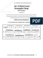 The '4 Stick Cross' Sextuplet Chop PDF