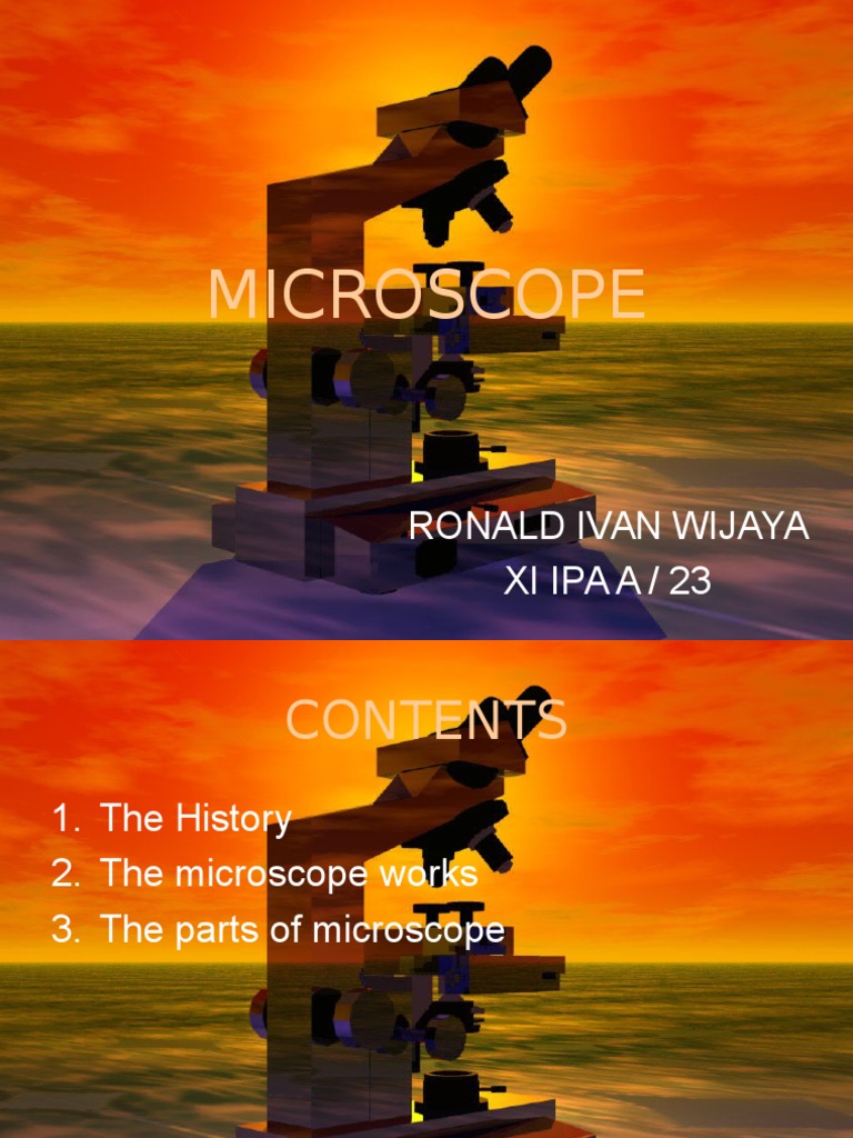 The Microscope (ASLI) | PDF | Lens (Optics) | Laboratory Equipment