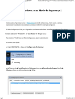 Iniciar o Windows 10 no Modo de Segurança