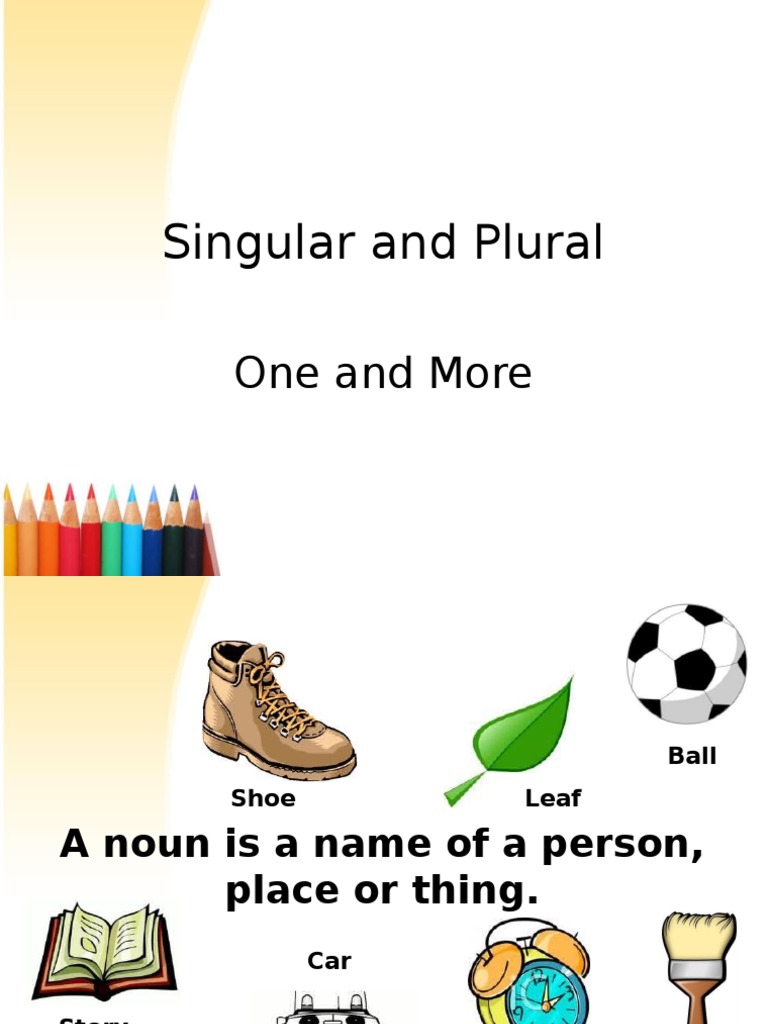  singular and plural nouns ppt grammatical number rules