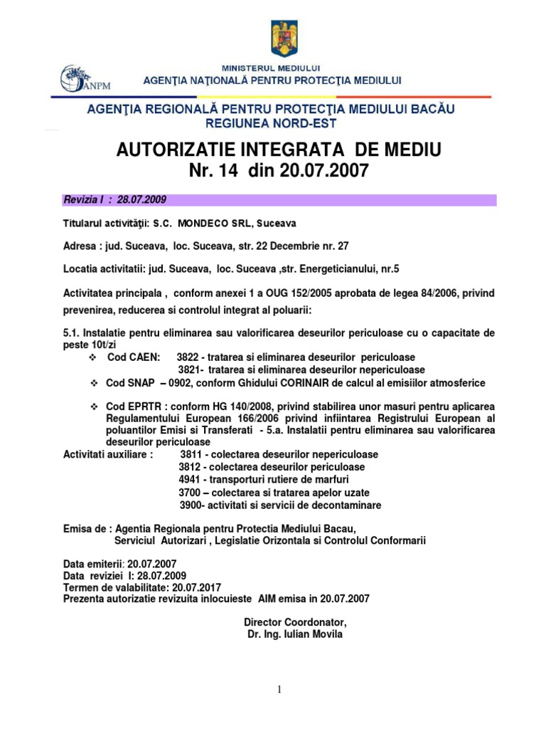 Bilant Mediu Pdf