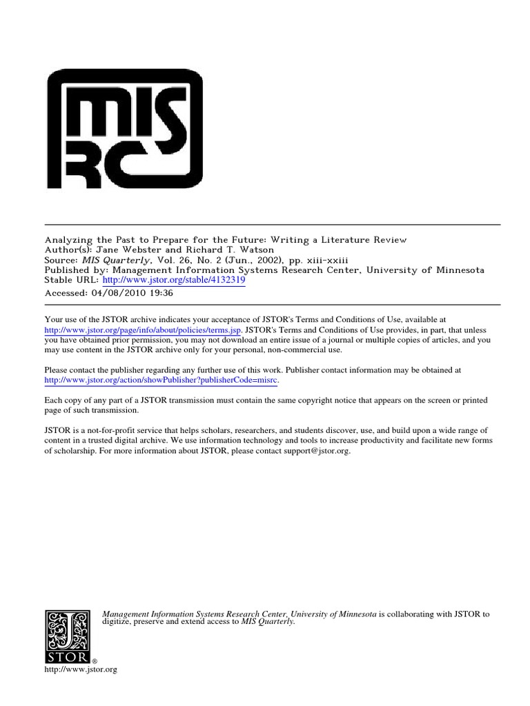 Literature review methodology image