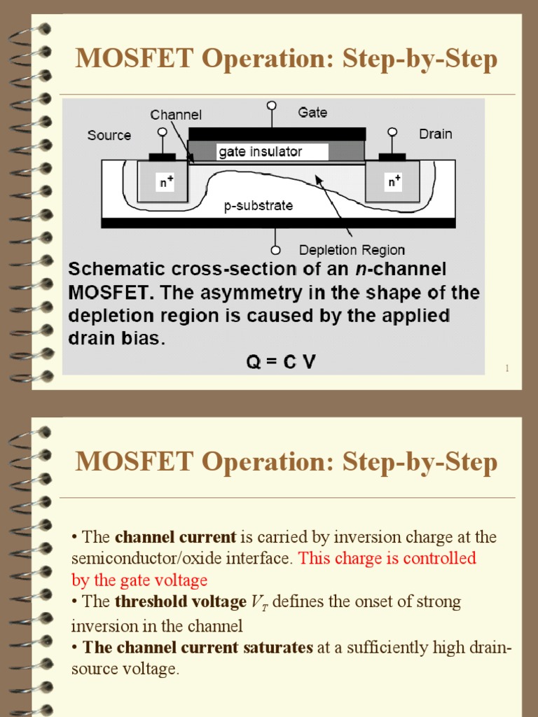 Understanding MOSFET Operation Basics | PDF | Field Effect Transistor |  Mosfet