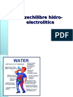 Dezechilibre Hidro-Electrolitice