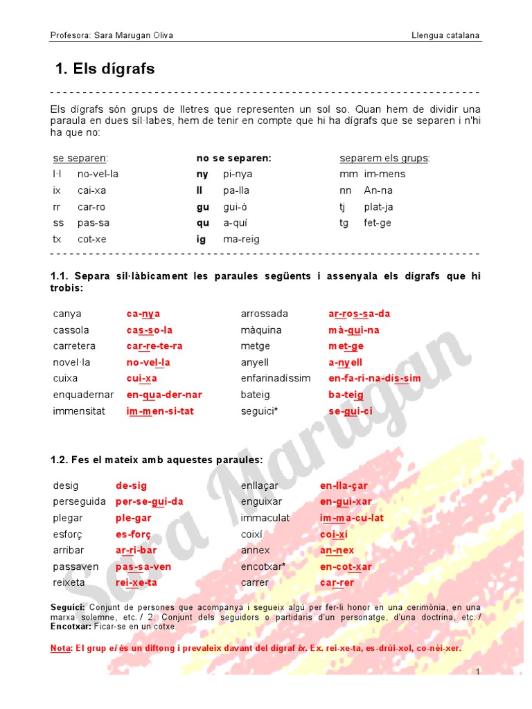 Solucions Quadern d'Exercicis de Llengua Catalana. SI