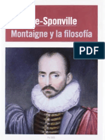 André Comte Sponville - Montaigne y La Filosofía PDF