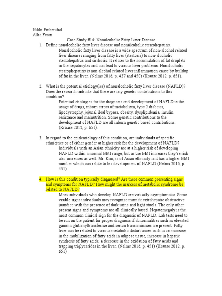 Nutrition case study quizlet picture