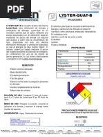 Desinfectante Vortexx ES: Eficiencia y Seguridad | PDF | Concentración ...