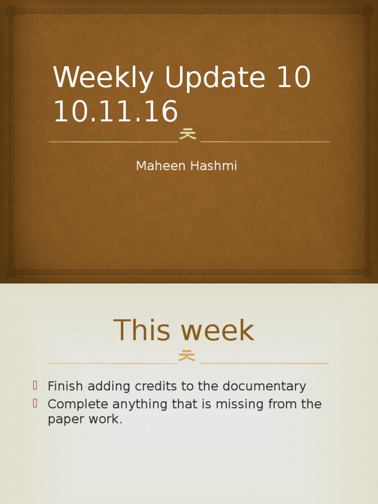 Weekly 10 | PDF