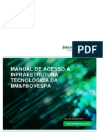 Manual de Acesso a Infraestrutura Tecnologica Da BMFBOVESPA