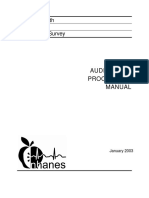 Audiometry Procedures Manual PDF