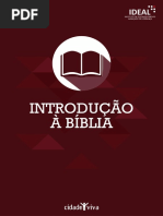 Apostila Introd à Bíblia Completa