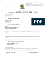 Employee Refferal Scheme (Ers) Form: A. Refferee Information