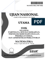 Bocoran Soal UN Matematika SMK PSP 2016 (Pak-Anang - Blogspot.com)