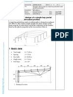 Elastic Design of A Single Bay Portal Frame Made of Fabricated Profiles PDF