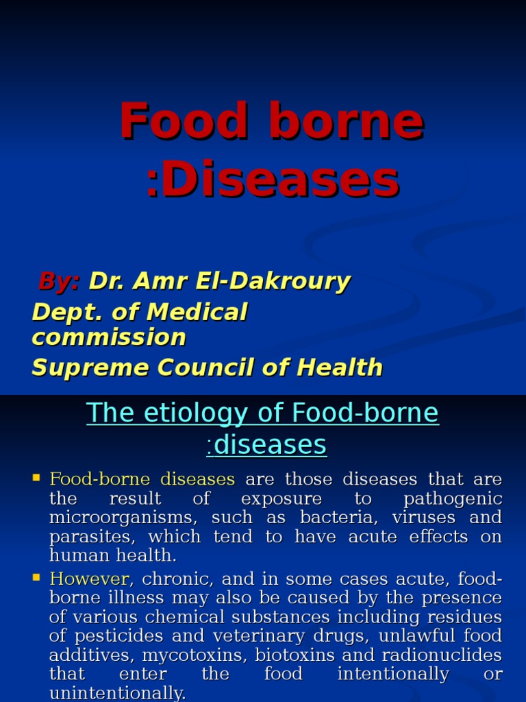 Understanding Food-Borne Diseases | PDF | Foodborne Illness | Pathogen