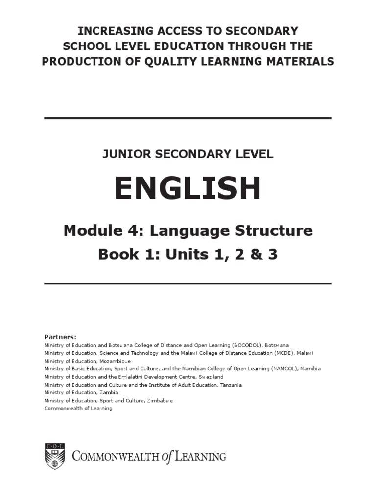English - Module 4 BK 1 | PDF | Grammatical Tense | Verb
