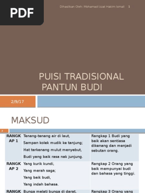 Dapatkan Gambar 3 Puisi Tradisional Pantun Budi Terbaru oleh Cikimm.com