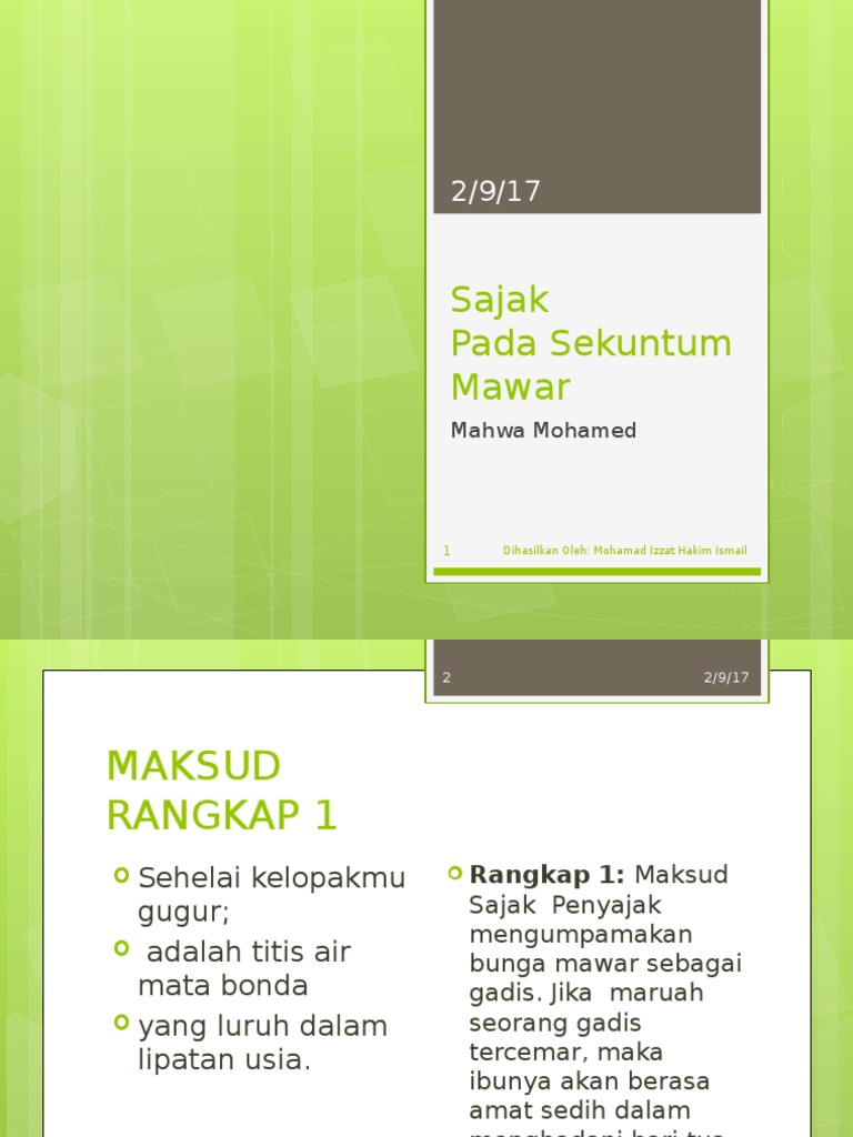 Sajak Pada Sekuntum Mawar Youtube