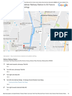 Directions From Dahisar Railway Station To ST - Francis Institute of Technology