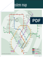 Singapore Train System Map 2016