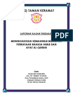 Kajian Tindakan: Meningkatkan Kemahiran Membaca Perkataan Bahasa Arab Dan Ayat Al-Quran