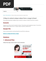3 Ways To Extract Unique Values From A Range in Excel Listen Data
