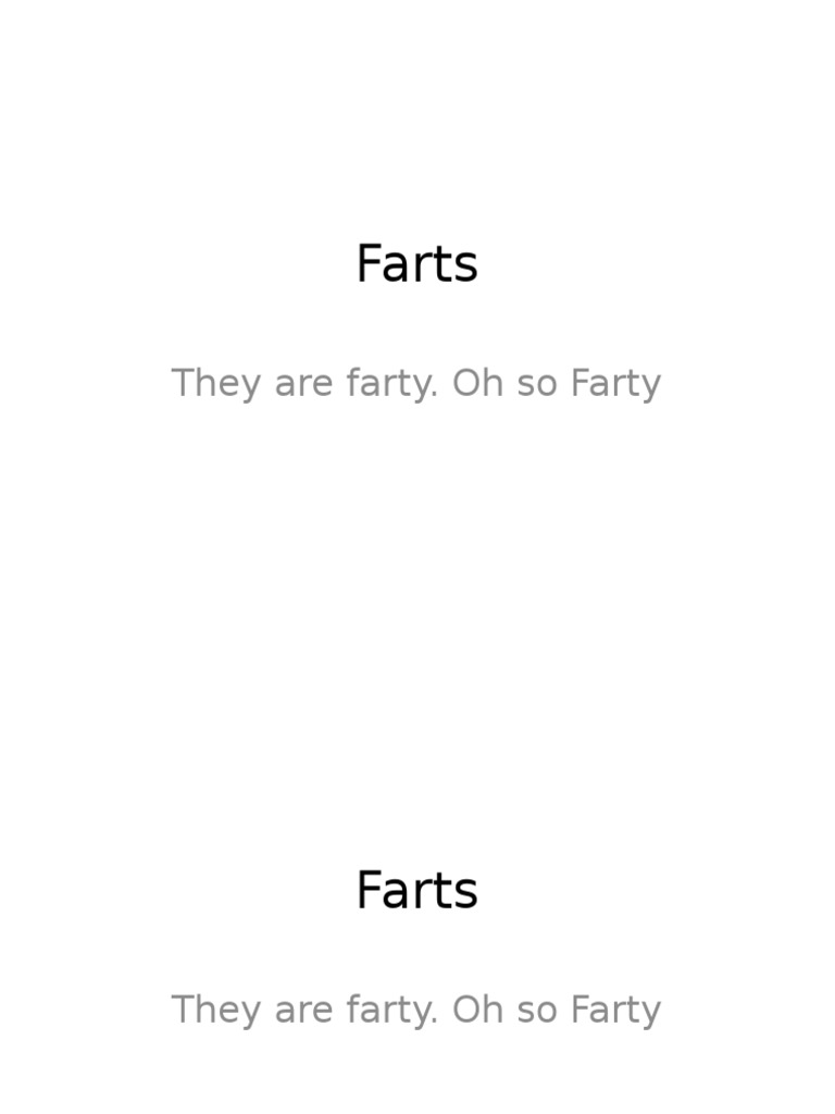 The Humor of Farts Explained | PDF