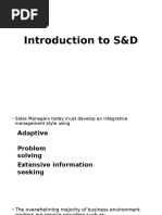 Introduction to S&D