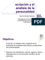 Análisis de la personalidad según modelos psicológicos