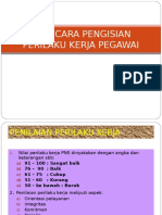 Tata Cara Pengisian Perilaku Kerja