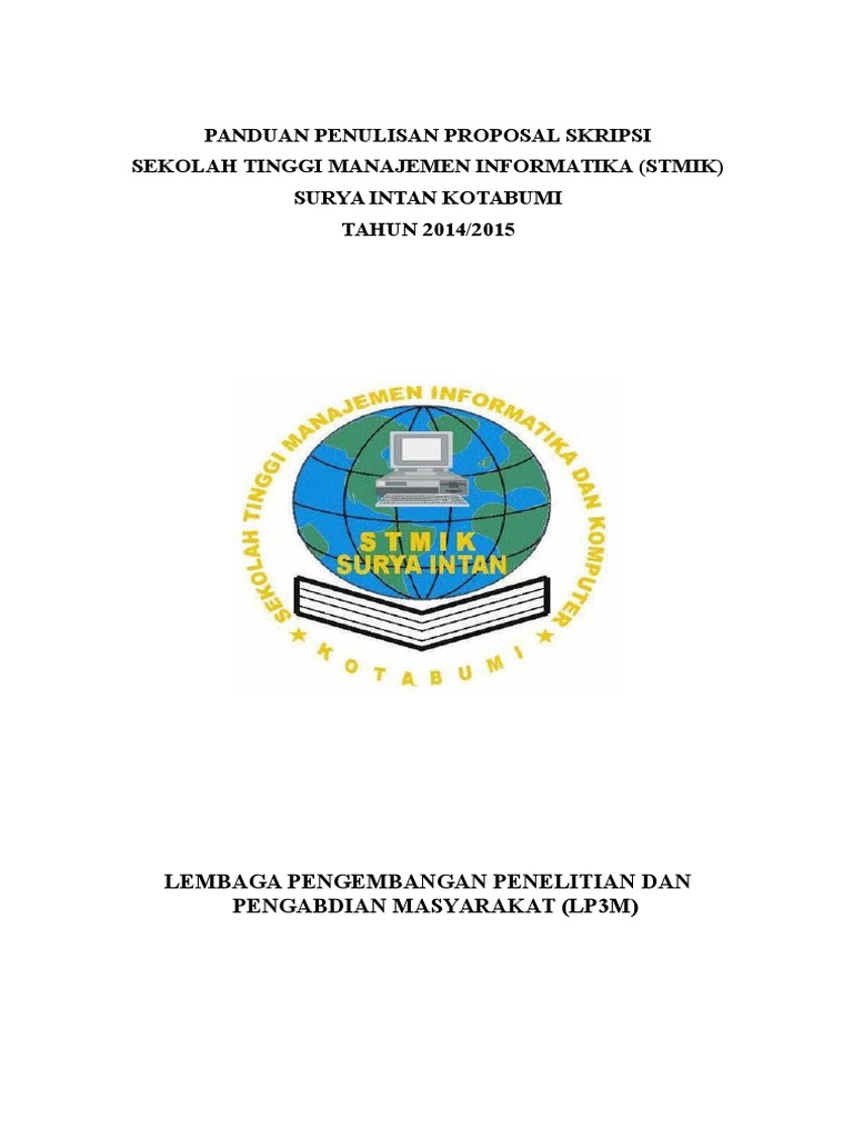 Panduan Proposal Skripsi STMIK 2015 | PDF | Seni | Komputer