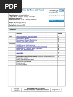 Ear, Nose and Throat (ENT) Infections Antibiotic Guidelines