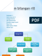 Sistem Bilangan Rill Kelompok 2