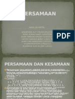 Persamaan matematika dasar