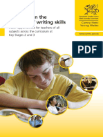 Guidance On The Teaching of Writing Skills