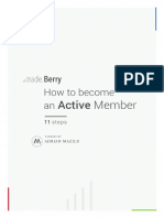 How To Become An Active Member Inside Trade - Berry? - Brochure